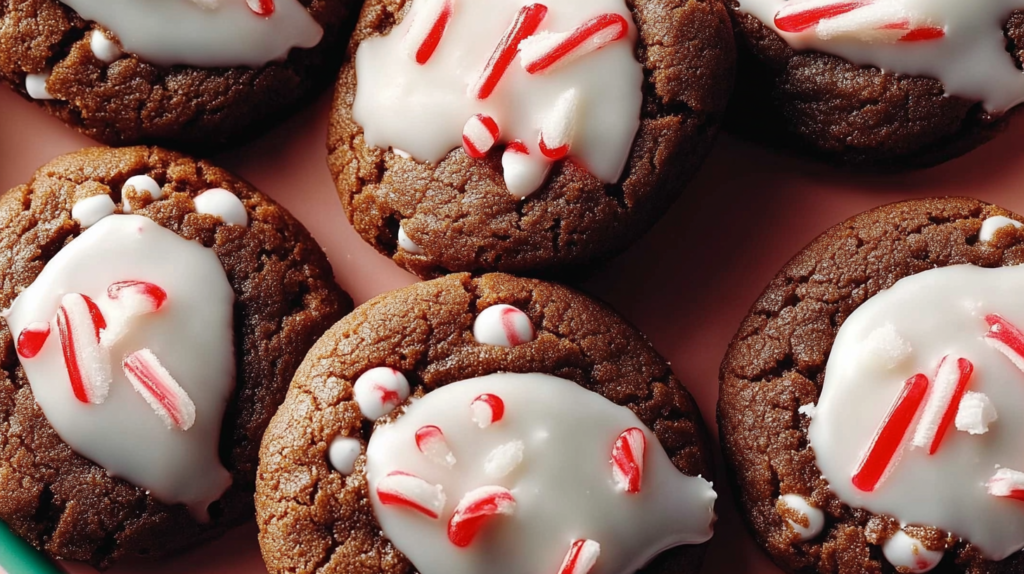 Peppermint Hot Chocolate Cookies