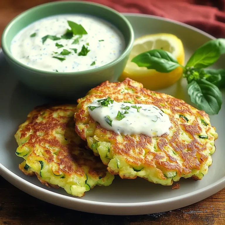 Zucchini Fritters with Lemon Yogurt Sauce: Your New Favorite Summer Treat!