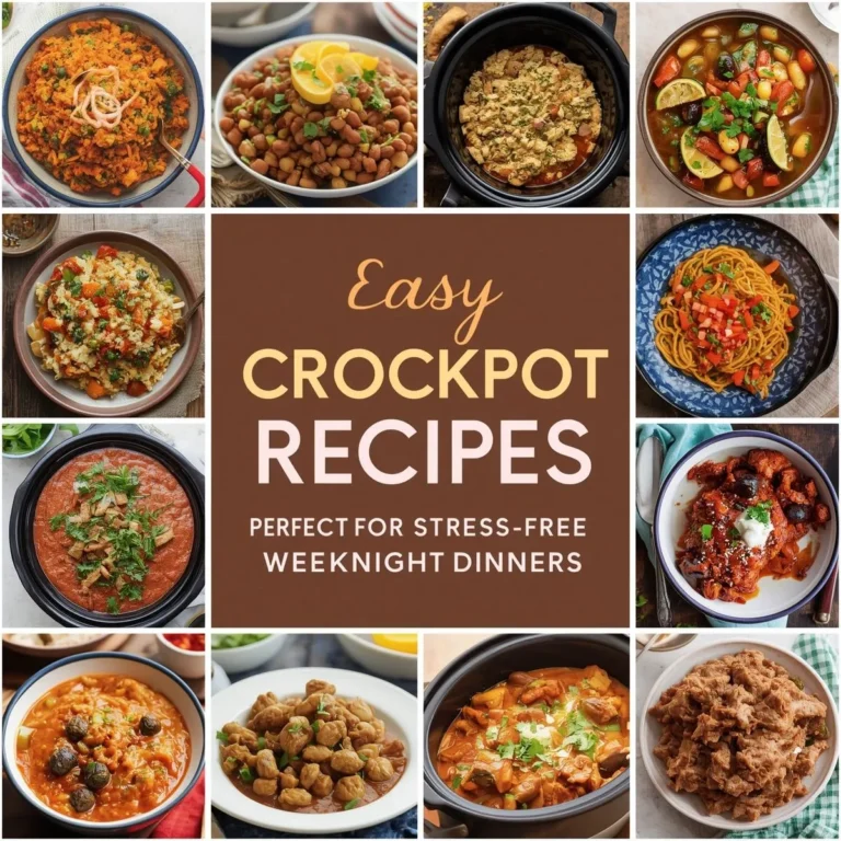 10 Easy Crockpot Recipes for Stress-Free Weeknight Dinners