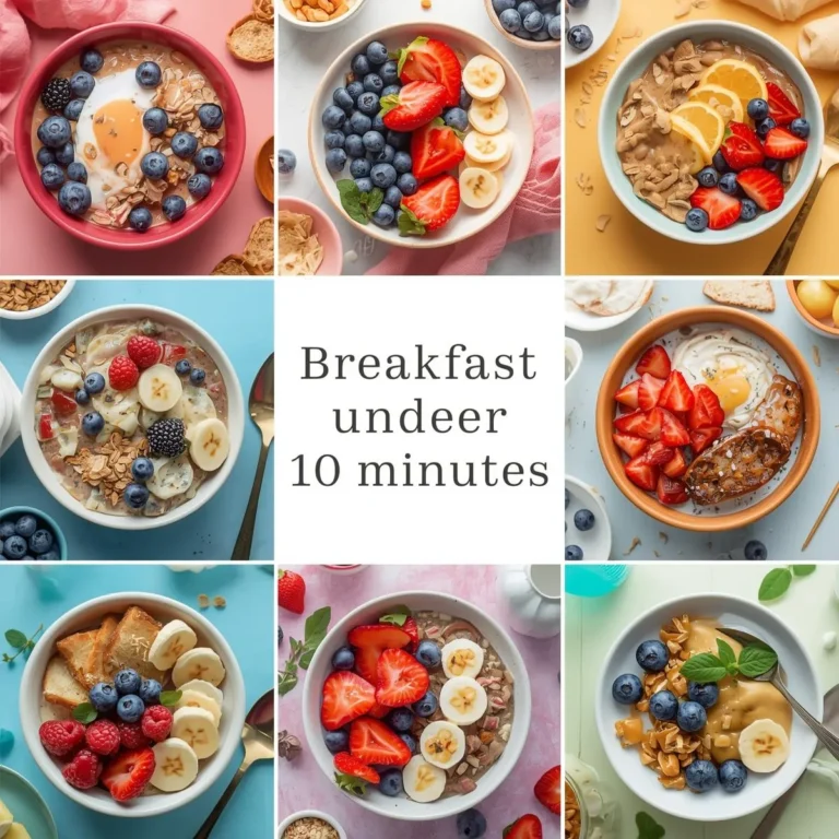 8 Fast Breakfast Ideas Under 10 Minutes