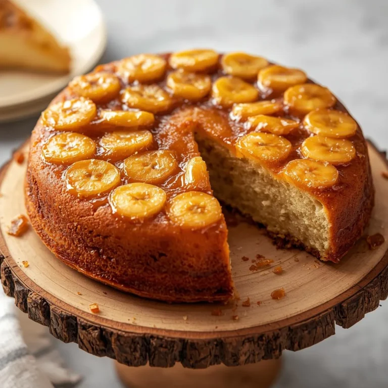 Banana Upside Down Cake
