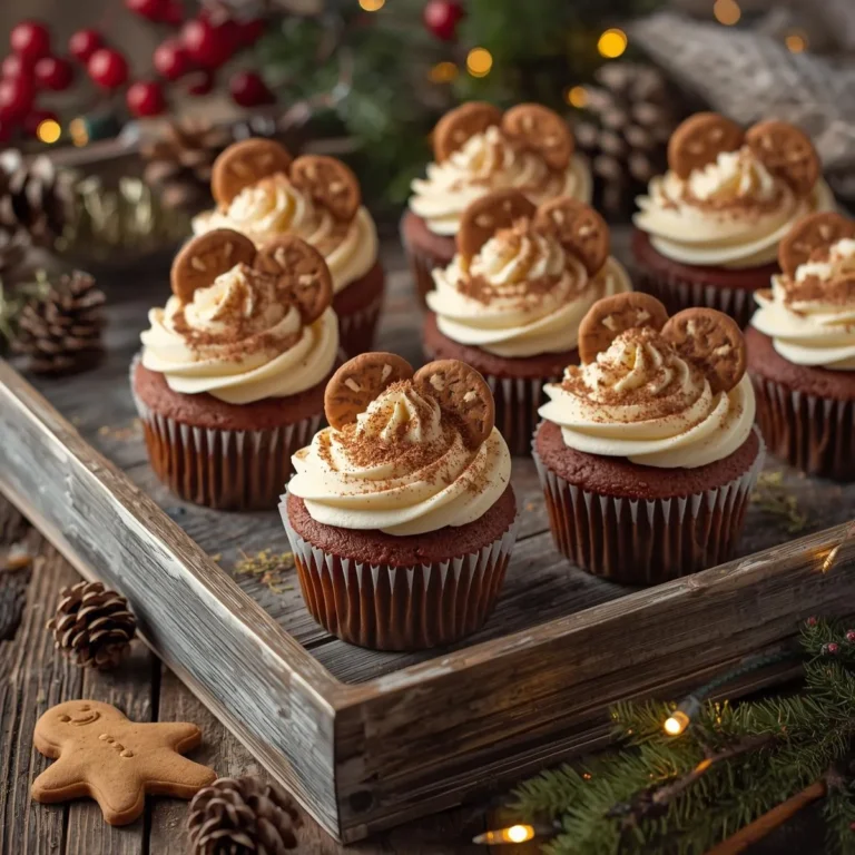 Gingerbread Cupcakes – Spiced, Sweet & Perfectly Festive