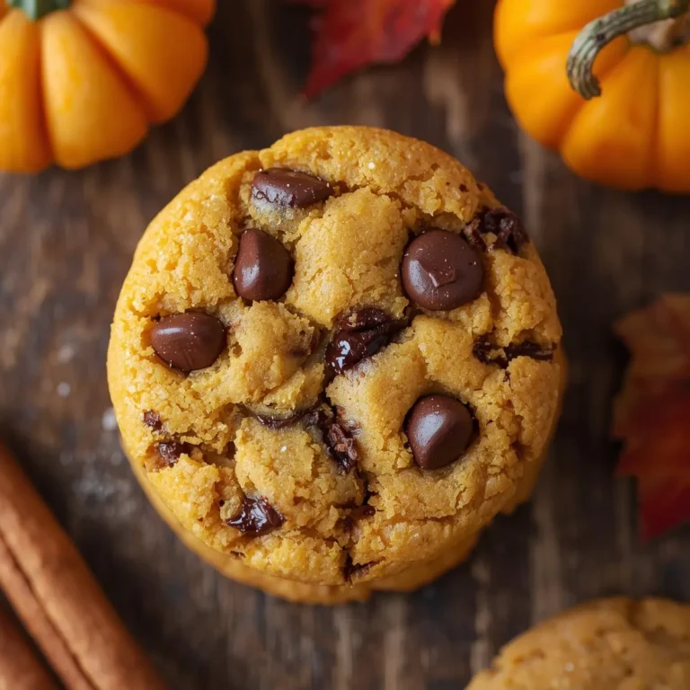 Chewy Pumpkin Chocolate Chip Cookies