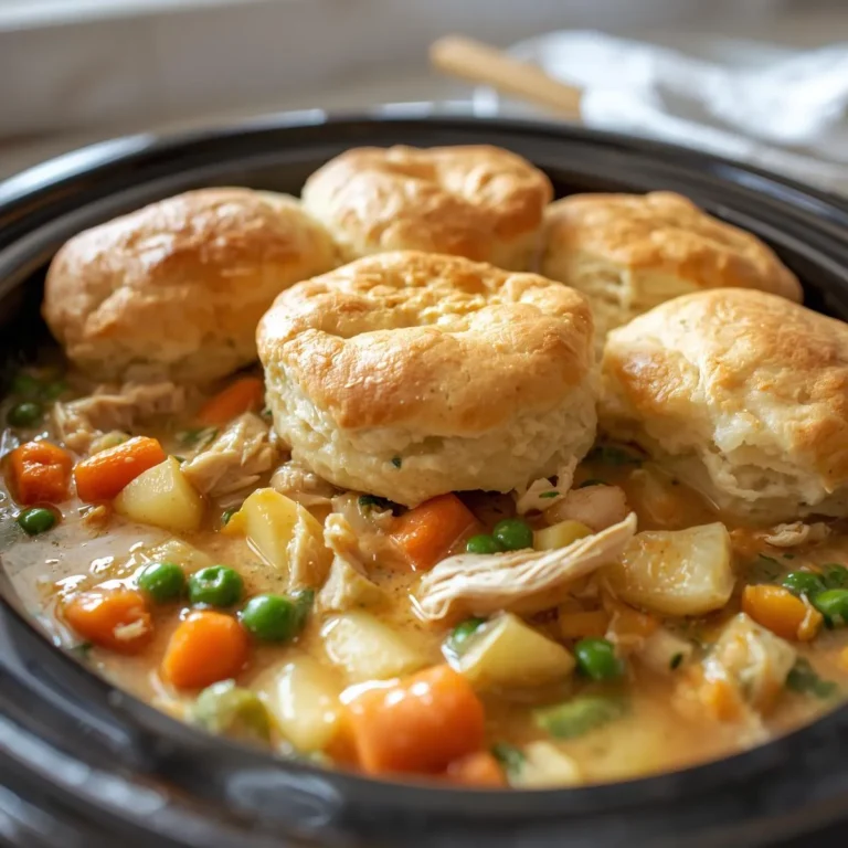 Slow Cooker Chicken Pot Pie