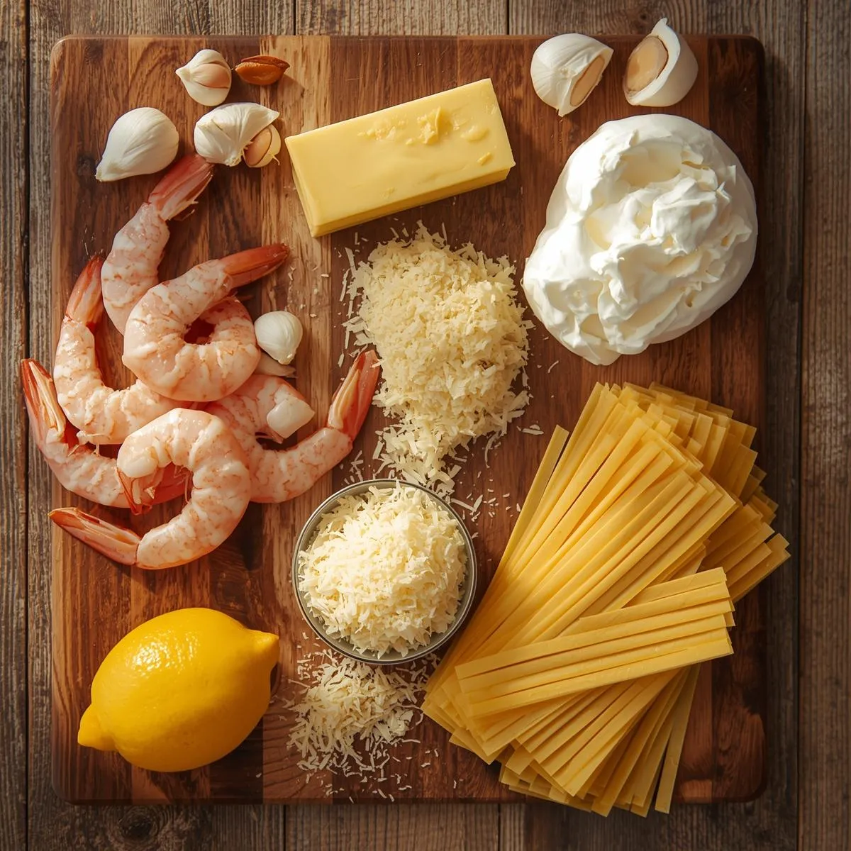  Garlic Butter Shrimp Scampi Lasagna