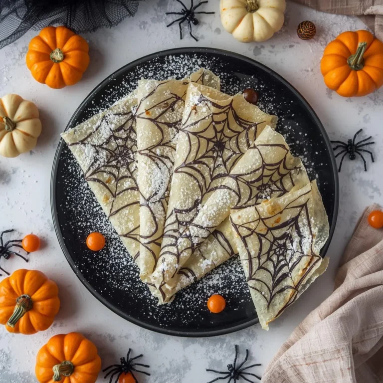 Spiderweb Crepes: Spooky & Delicious Halloween Treat