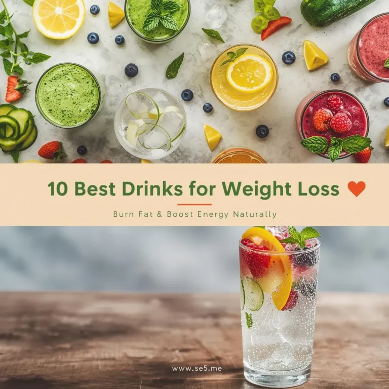 10 Best Drinks for Weight Loss to Burn Fat and Boost Energy