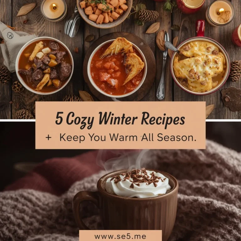 5 Cozy Winter Recipes to Keep You Warm All Season