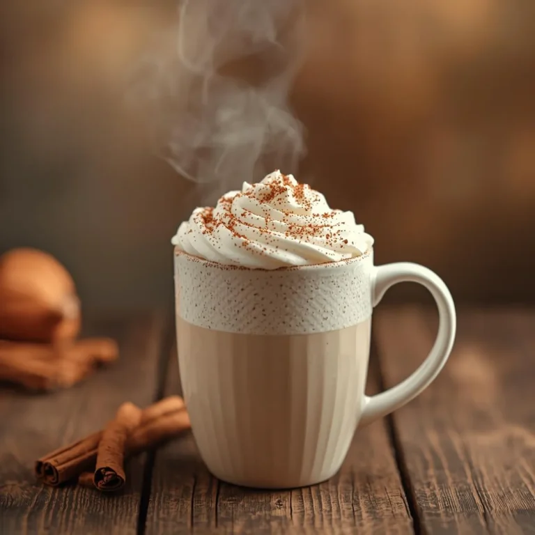 Pumpkin White Hot Chocolate: Cozy Autumn Comfort in a Cup 🎃