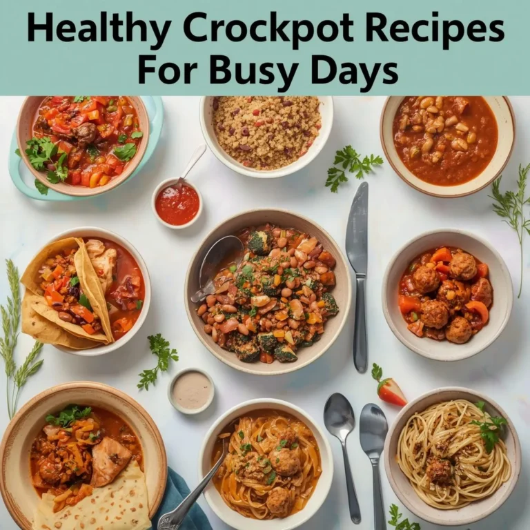 Healthy Crockpot Recipes for Busy Days