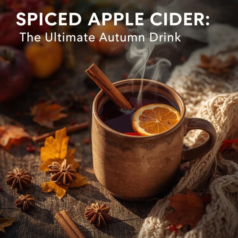 Spiced Apple Cider: The Ultimate Autumn Drink