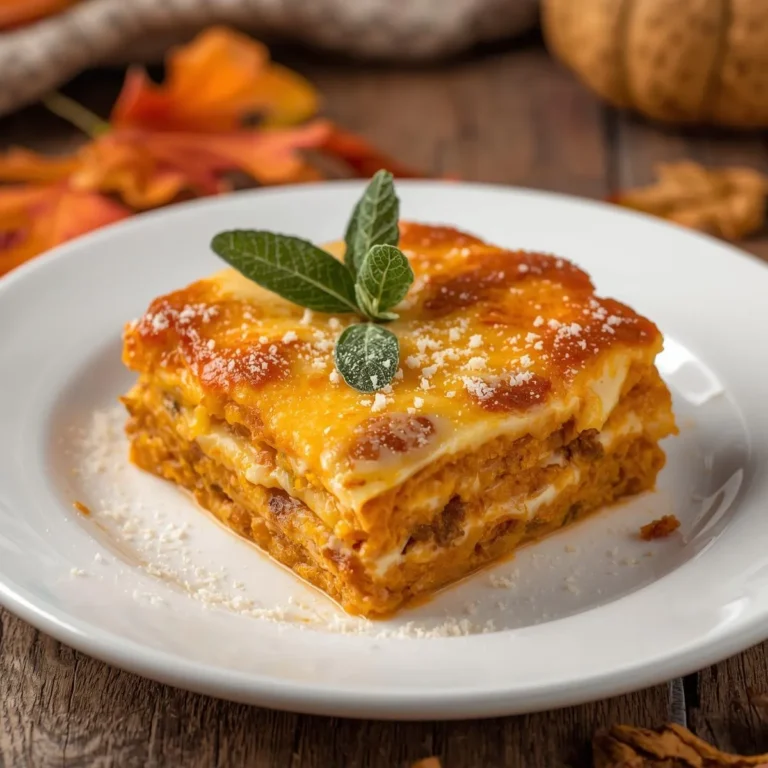 Pumpkin Lasagna, Cozy Fall Comfort