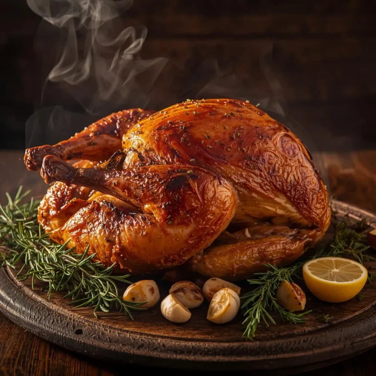 Maple-Butter Roast Turkey with Garlic-Herb Compound Butter