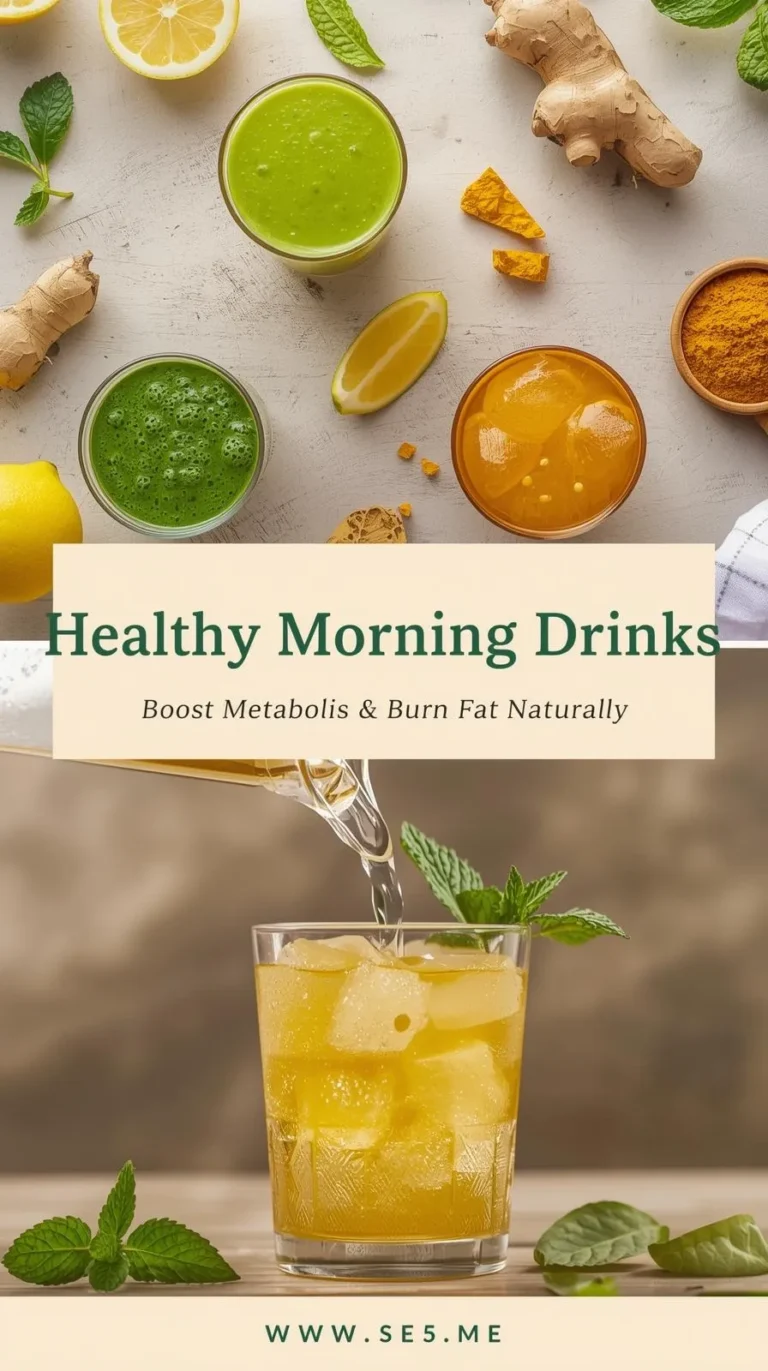 Healthy Morning Drinks to Boost Metabolism & Burn Fat