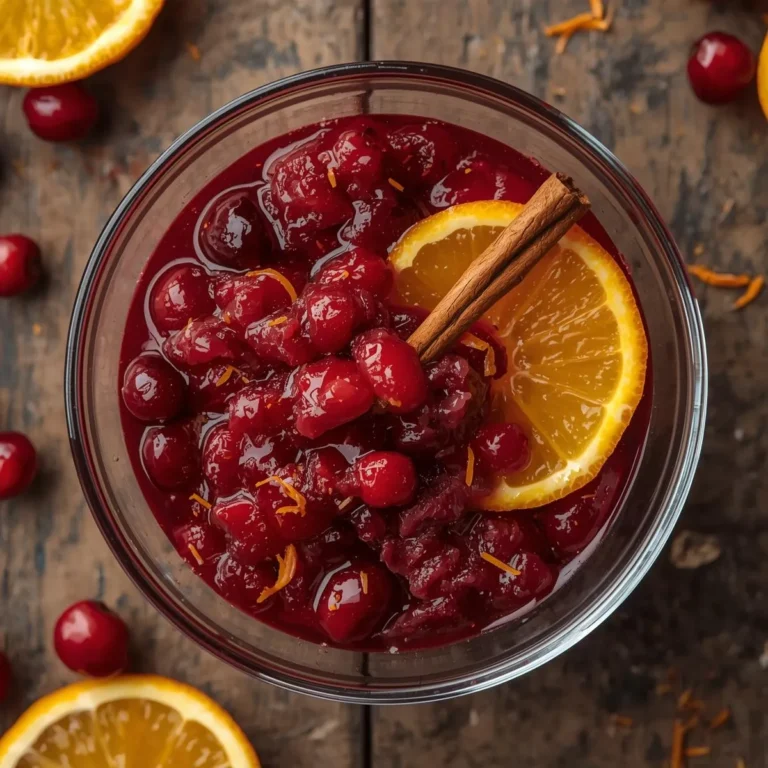 Cranberry-Orange Relish with Ginger