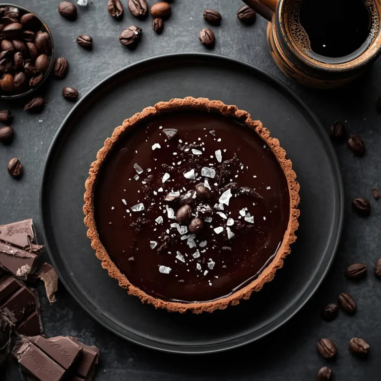 Chocolate Espresso Tart with Sea Salt