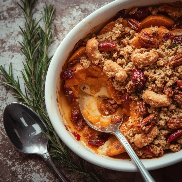 Sweet Potato & Cranberry Gratin – Easy Holiday Side Dish
