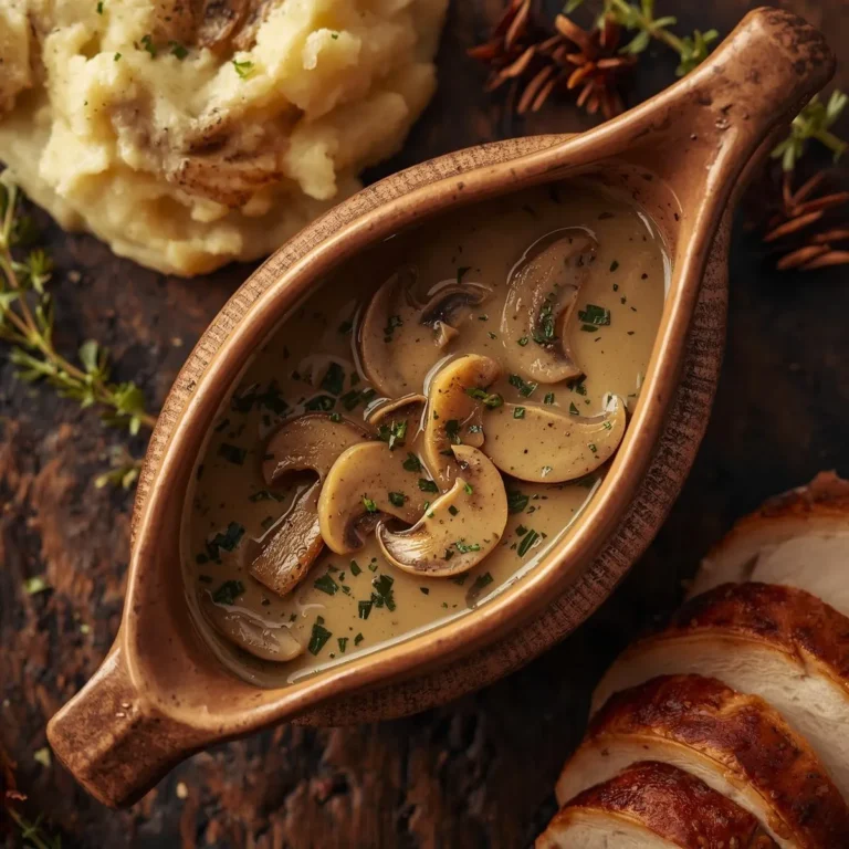 Garlic Mushroom Gravy