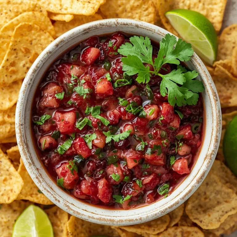 Cranberry Jalapeño Salsa