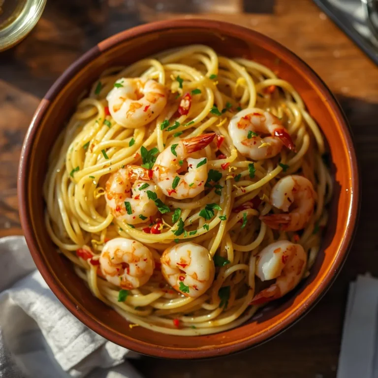 Creamy Garlic Butter Shrimp Pasta (Quick & Easy Dinner Recipe)