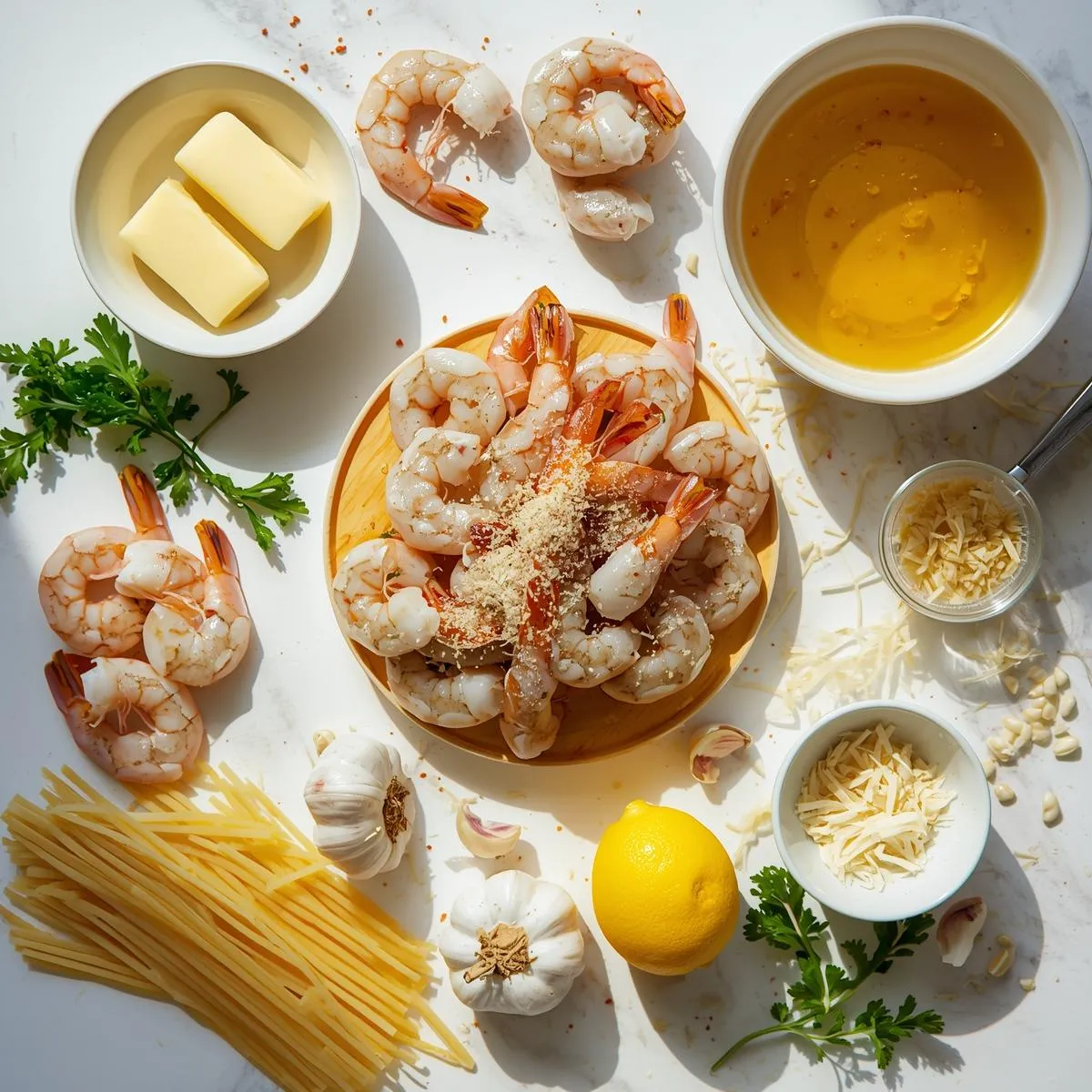 Garlic Butter Shrimp Pasta