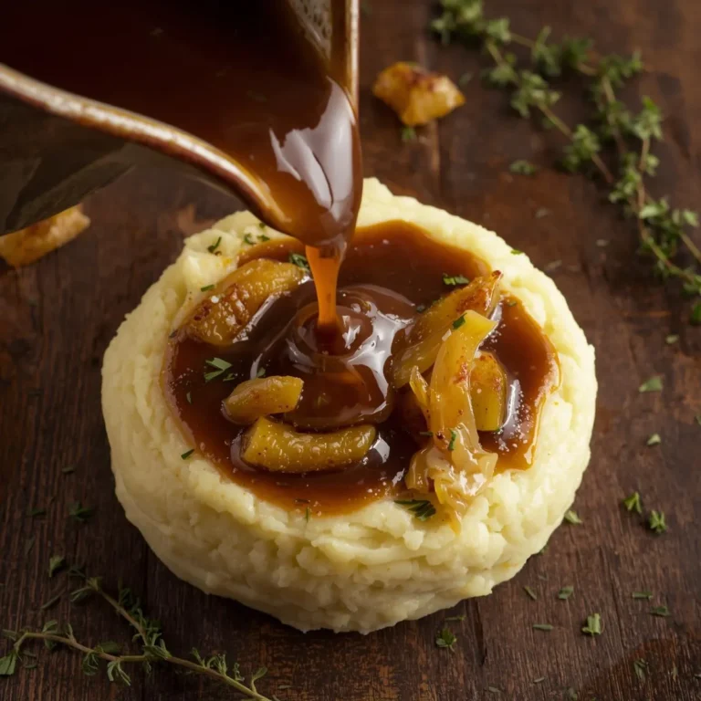Truffle Gravy with Leeks