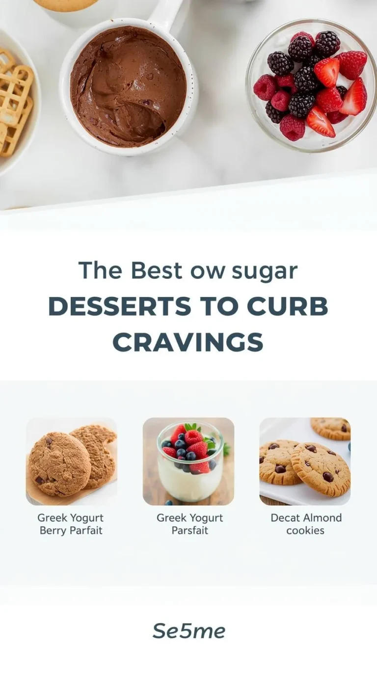 The Best Low-Sugar Desserts to Curb Cravings