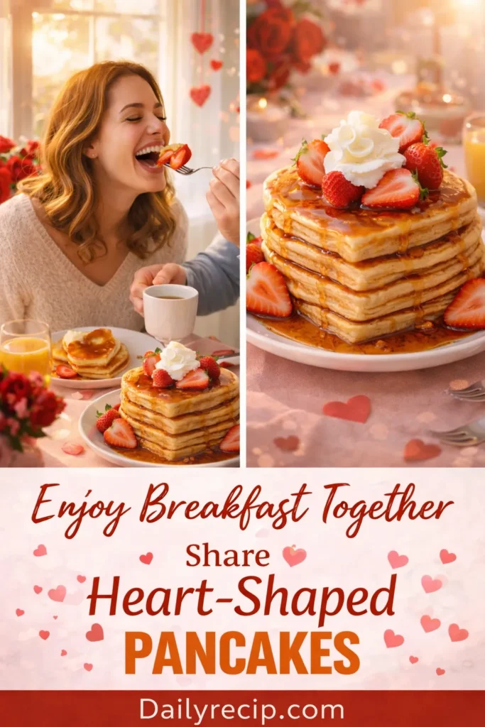 Heart-Shaped Pancakes