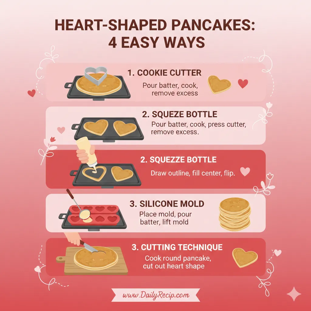 Heart-Shaped Pancakes